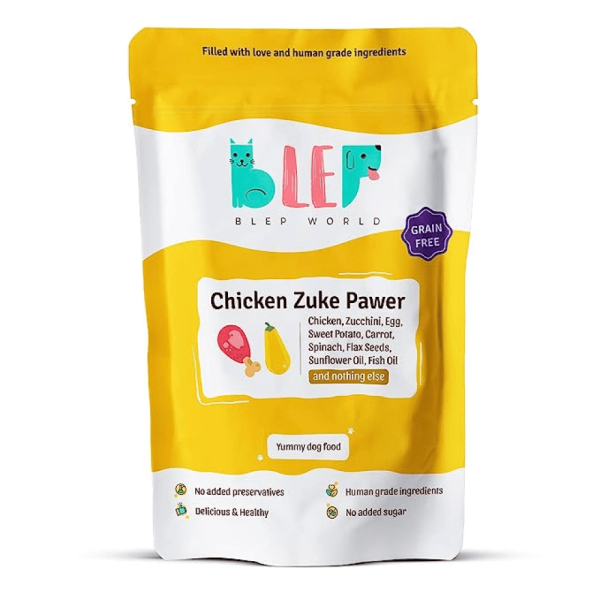 BLEP Chicken Zuke Pawer Dog Wet Food (300g) Fashion