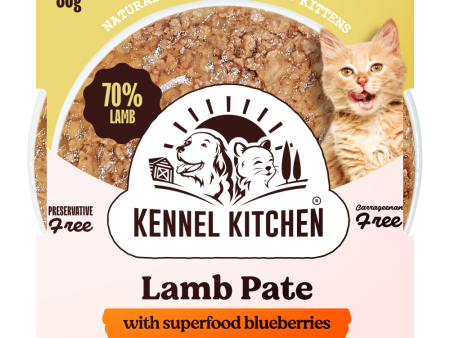 Kennel Kitchen Lamb Pate with Superfood Blueberries Cat Wet Food Discount