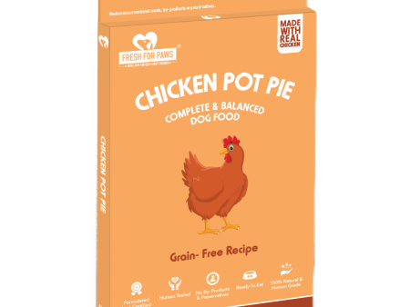 Fresh For Paws Chicken Pot Pie Wet Food for Cats and Dogs (100g) Fashion