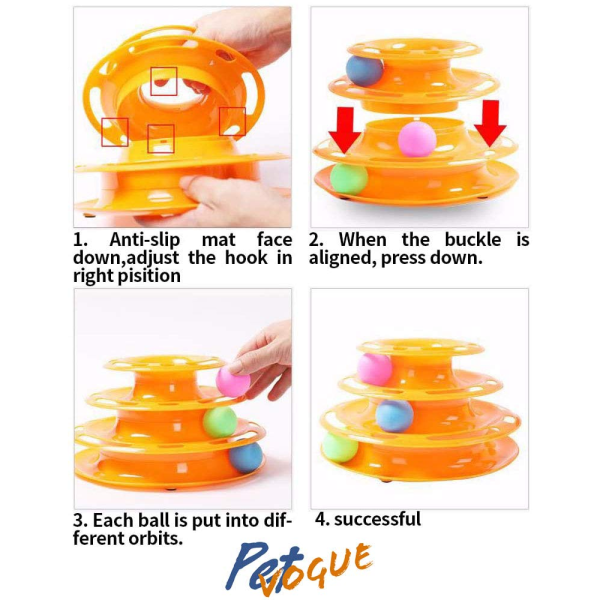 Pet Vogue Multi Level Puzzle Toy for Cats Discount