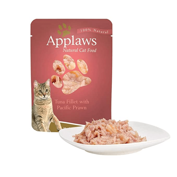 Applaws Tuna Fillet with Pacific Prawns Cat Pouch Wet Food Online