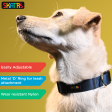 Skatrs Premium Adjustable Collar for Dogs (Dark Blue) Online Sale