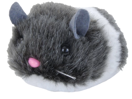 Trixie Wriggle Up Mouse Toy for Cats (Dark Grey) Sale