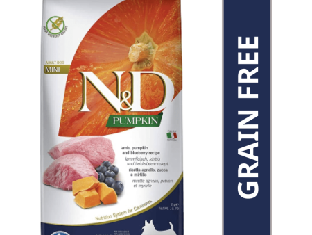 Farmina N&D Pumpkin Lamb & Blueberry Grain Free Adult Mini Dog Dry Food Sale