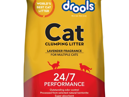 Drools Lavender Scented Clumping Cat Litter Fashion