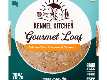 Kennel Kitchen Gourmet Loaf Chicken with Mackerel & Turmeric Puppy & Adult Dog Wet Food (All Life Stage) Online