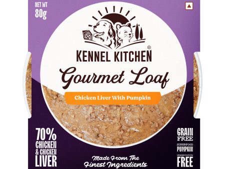 Kennel Kitchen Gourmet Loaf Chicken & Liver with Pumpkin Puppy & Adult Dog Wet Food (All Life Stage) Hot on Sale