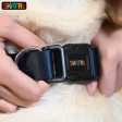 Skatrs Premium Adjustable Collar for Dogs (Dark Blue) Online Sale