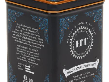 Lata de chá Bourbon Harney & Sons Black Cask   20 unid. For Discount