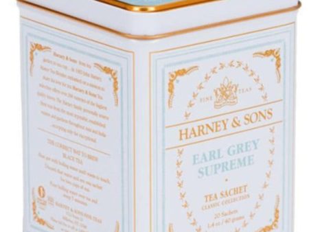 Lata de chá Earl Grey Harney & Sons   20 pcs. Online now