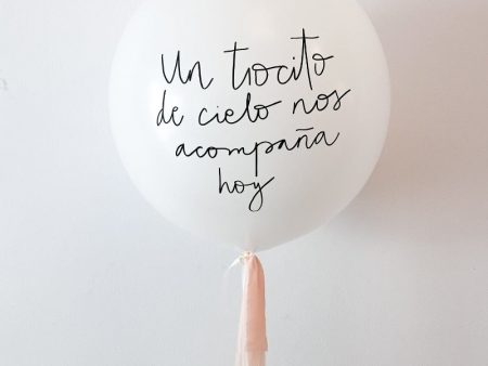 Balloon L tecidos de hortelã insuflados, Liberty flores e Lettering  (apenas Barcelona e Madrid) on Sale