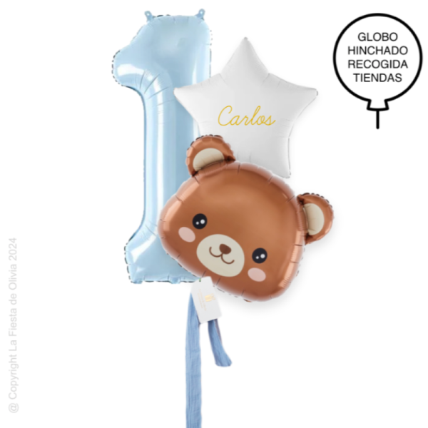 Buquê de balões BABY LEO inflados com hélio For Discount