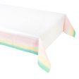 Toalha de mesa de papel em tons pastel Fashion