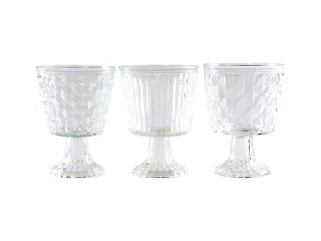 Taça candelabro de cristal esculpido SEVILLA Online