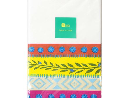 Toalha de mesa de papel Boho print Cheap