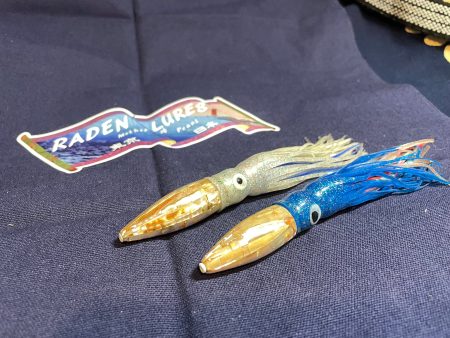 Japanese Raden Lure. Big Game Lure,Tuna ,6 in Squid 2 pieces mother of pearl. Online now