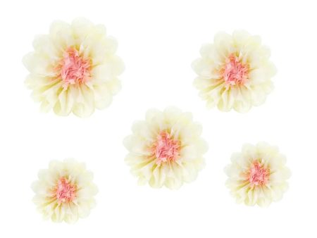 Pom Poms flores mix pastel   3 pcs. Cheap