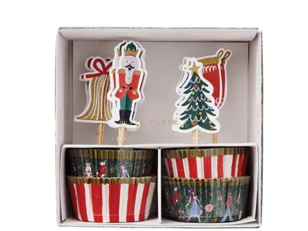 Cupcake kit Nutcracker R. Paper & Co   24 pcs. Online now