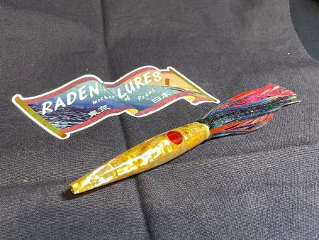 Japanese Raden Lure. Big Game Lure,Tuna ,9 in long head mother of pearl. Sale