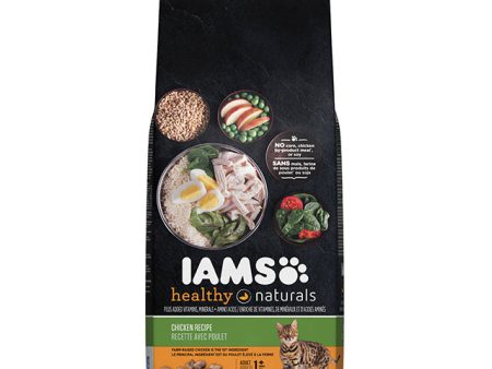 Iams Healthy Naturals Chicken Dry Cat Food 5lb Supply