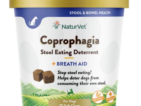 15% OFF: NaturVet Coprophagia Stool Eating Deterrent Soft Chew Supplement For Dogs 70 count Online Hot Sale