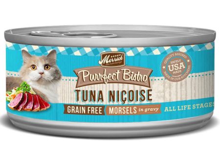 Merrick Purrfect Bistro Grain Free Sliced Tuna Nicoise Canned Cat Food 156g Discount