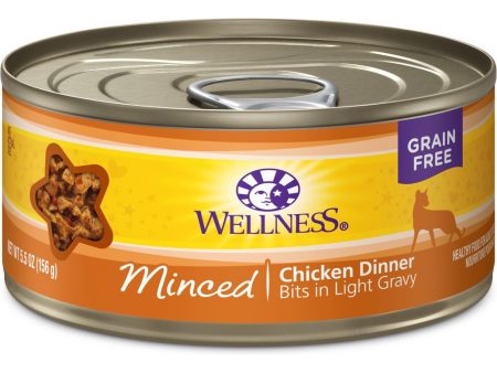 20% OFF: Wellness Complete Health Minced Chicken Dinner Grain-Free Canned Cat Food 156g Discount