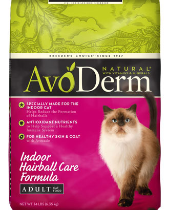 Avoderm Natural Indoor Hairball Care Dry Cat Food 3.5lb For Cheap