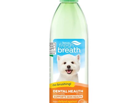 15% OFF: Tropiclean Fresh Breath Oral Care Water Additive Supports Skin Health For Dogs 16oz Online Hot Sale