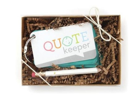 Quote Keeper™ Book New Parent Gift For Sale