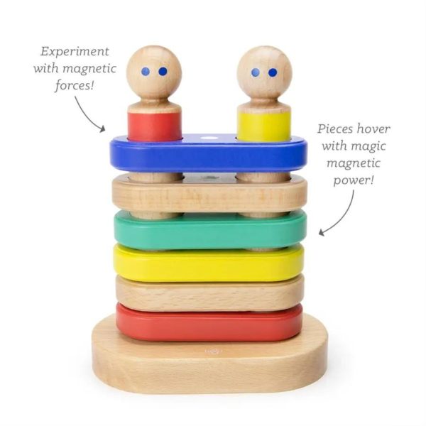 Magnetic Wooden Floating Stacker Online