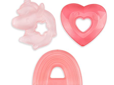 Cutie Coolers Water-Filled Teethers - Unicorn Discount