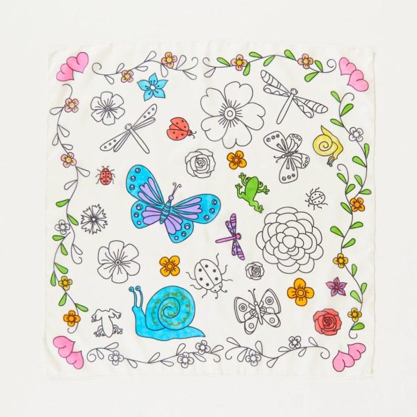 Mini Coloring Playsilk - Heart on Sale