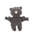 Organic Knitted Bat Baby Rattle Hot on Sale