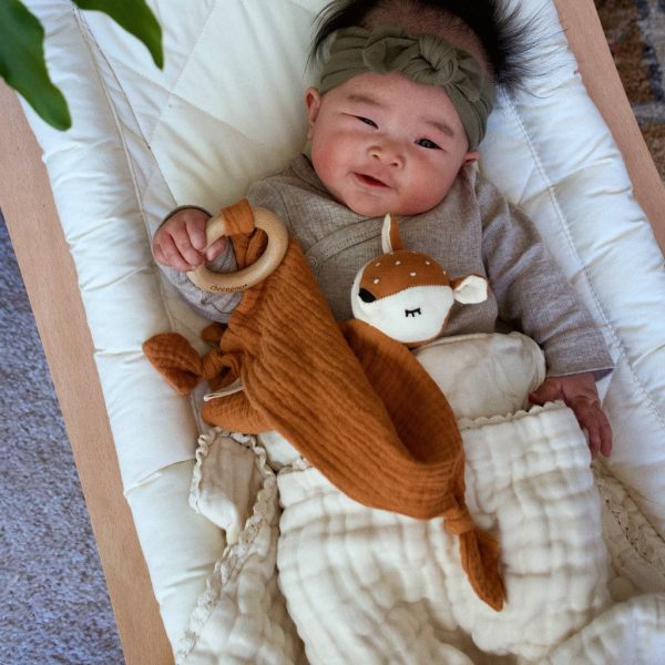 Organic Snuggle Lovie Blanket - Fawn Sale